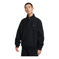 Nike Solo Swoosh Plush Top 'Black White' HV1095-010