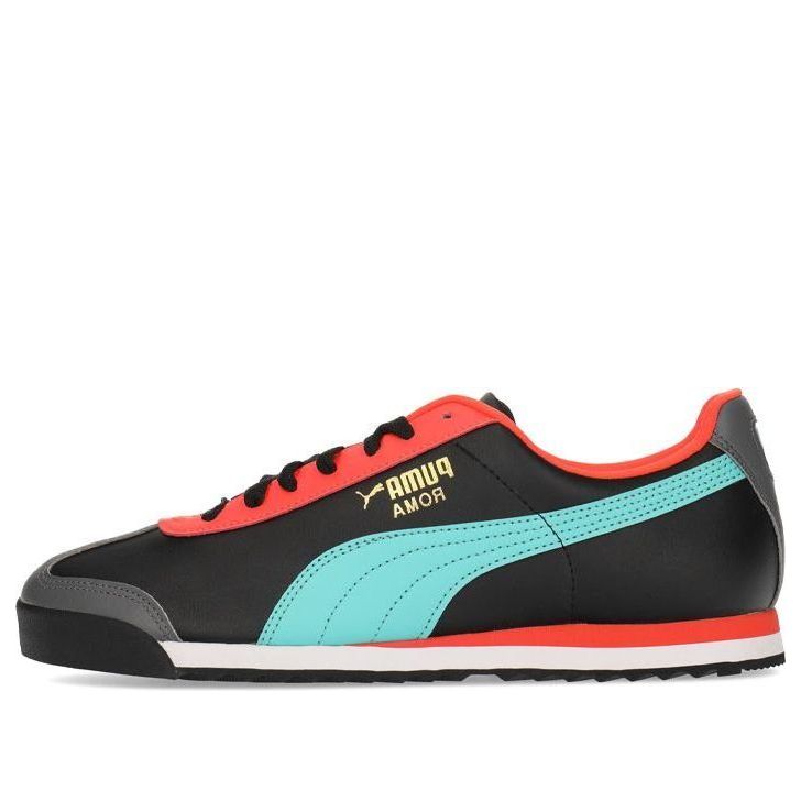 PUMA Roma Basic+ Low Top Running Shoes Black/Orange 369571-04