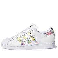 (GS) adidas originals Superstar J 'White Pink' FX7400
