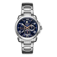 Men's SEIKO Premier Series Blue Dial Steel Strip Sapphire Crystal Watch SRX017J1