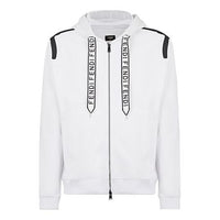 Men's FENDI hooded Knit Sports Jacket White FY0984A2F2F0QA0