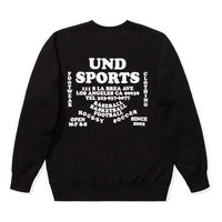 UNDEFEATED SS20 Shop Crewnec Alphabet Printing Round Neck Pullover Unisex Black 70002