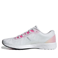 (WMNS) adidas Adizero RC 3 'White Pink Gray' H69056