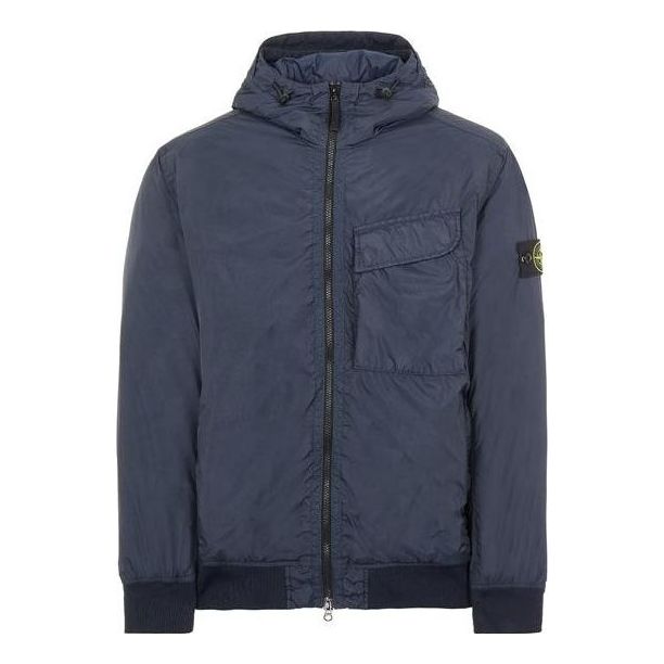 STONE ISLAND Pocket Detail Crinkle Reps Jacket 'Navy' 771540723-V0020