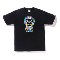 Bape Multi Camo Big Baby Milo Tee (SS18) Black BAPE-SS18-041
