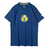 Li-Ning x Disney Cartoon Printing Short Sleeve Couple Style Blue AHSP065-2