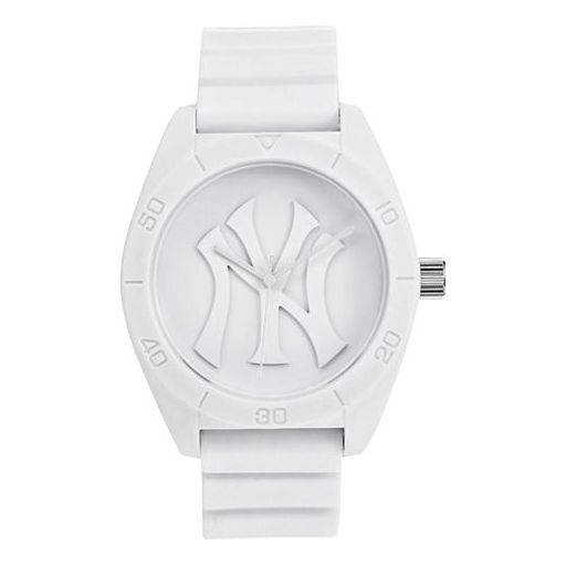 MLB White Sports Silicone waterproof quartz Watch MLB-D5002-1