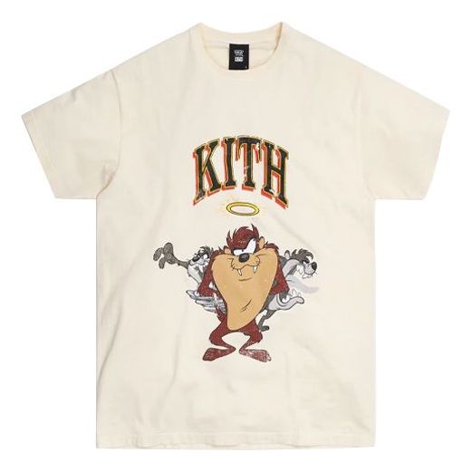 KITH x Looney Tunes Crossover Tasmanian Devil Large Short Sleeve Unisex Beige KH3812-104
