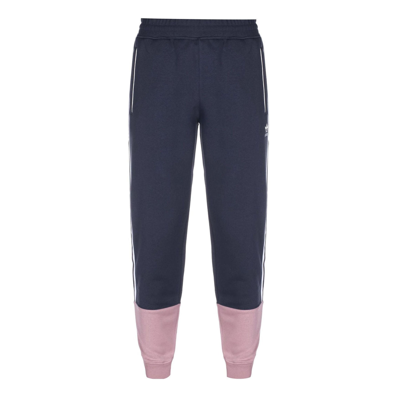 Men's adidas originals Logo Stripe Colorblock Sports Pants/Trousers/Joggers Blue HC2083