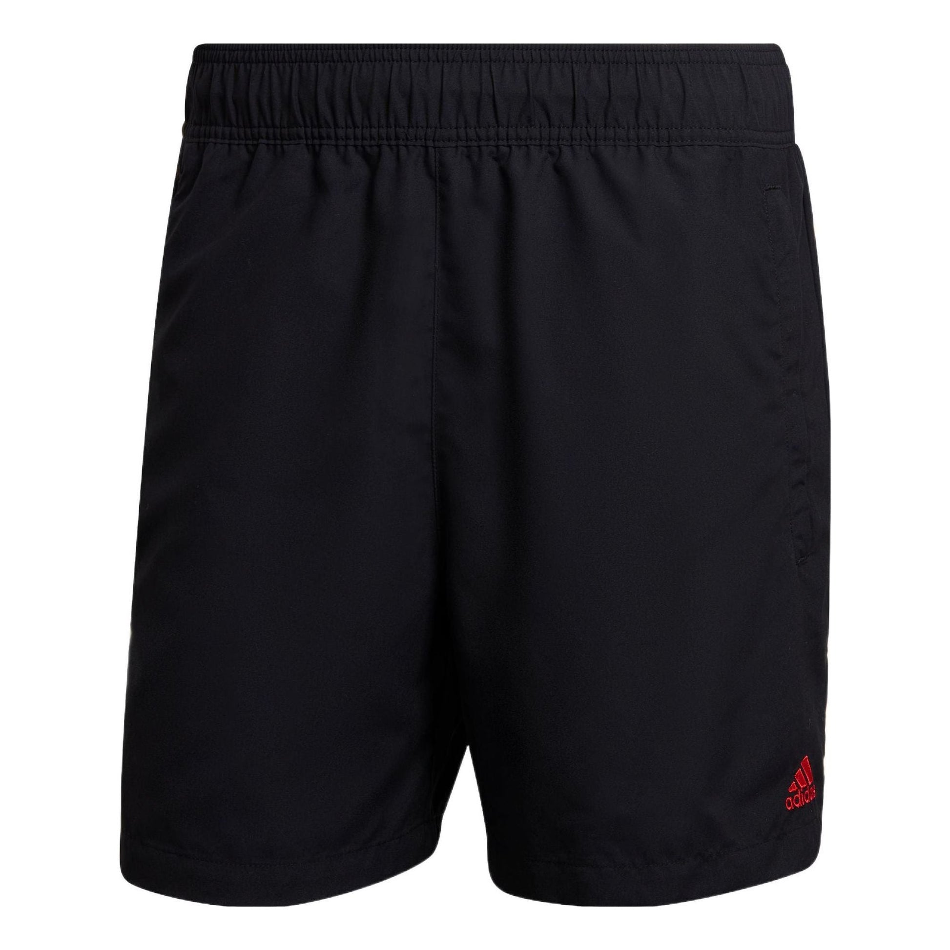 adidas Mufc Q2 Sho Casual Breathable Solid Color Manchester United Soccer/Football Shorts Black H56688
