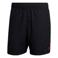 adidas Mufc Q2 Sho Casual Breathable Solid Color Manchester United Soccer/Football Shorts Black H56688