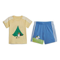 (PS) adidas x Moomin T-Shirts Suit 'Yellow Blue' IC5615