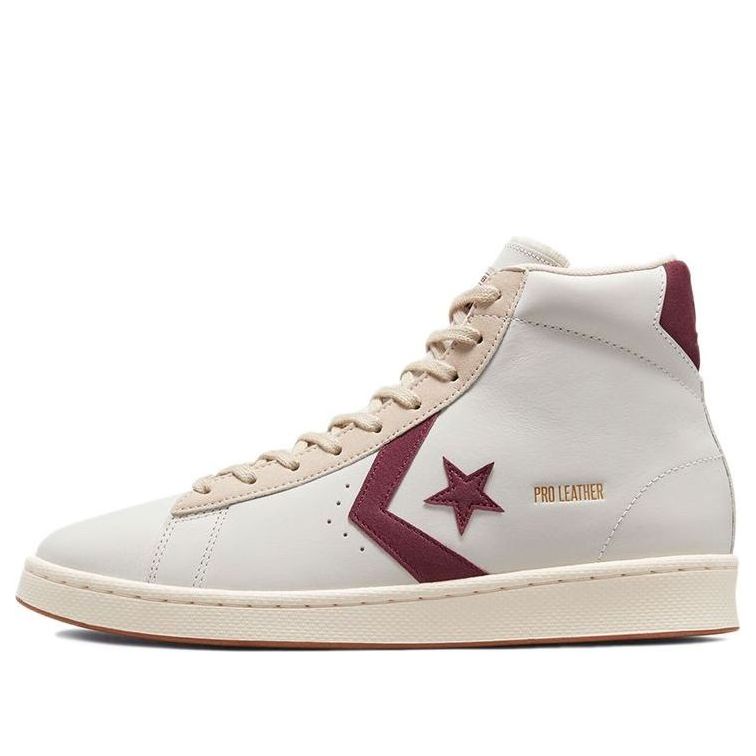 Converse Pro Leather High 'White Deep Bordeaux' 171606C