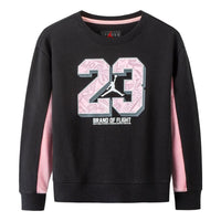 (GS) Air Jordan 23 Logo Sweater 'Blackpink' DJ3487-010