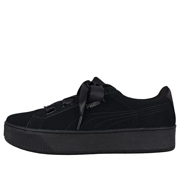 (WMNS) PUMA Vikky Platform Ribbon 'Black' 366418-01