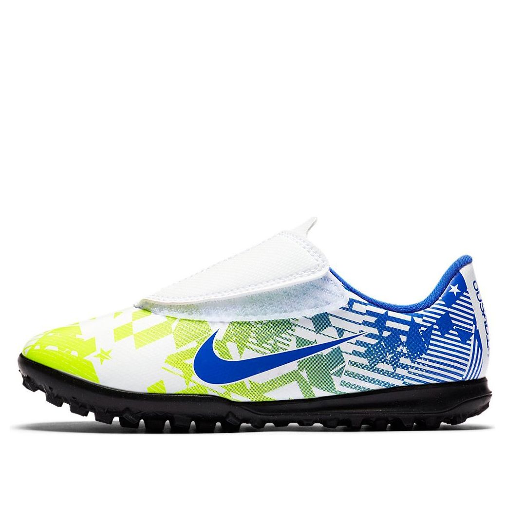 (PS) Nike JR Vapor 13 Club NJR TF Turf 'Green Blue White' AT8176-104