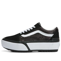 (WMNS) Vans Old Skool Stacked Shoes 'Satin Floral Black' VN0A4U15BLK