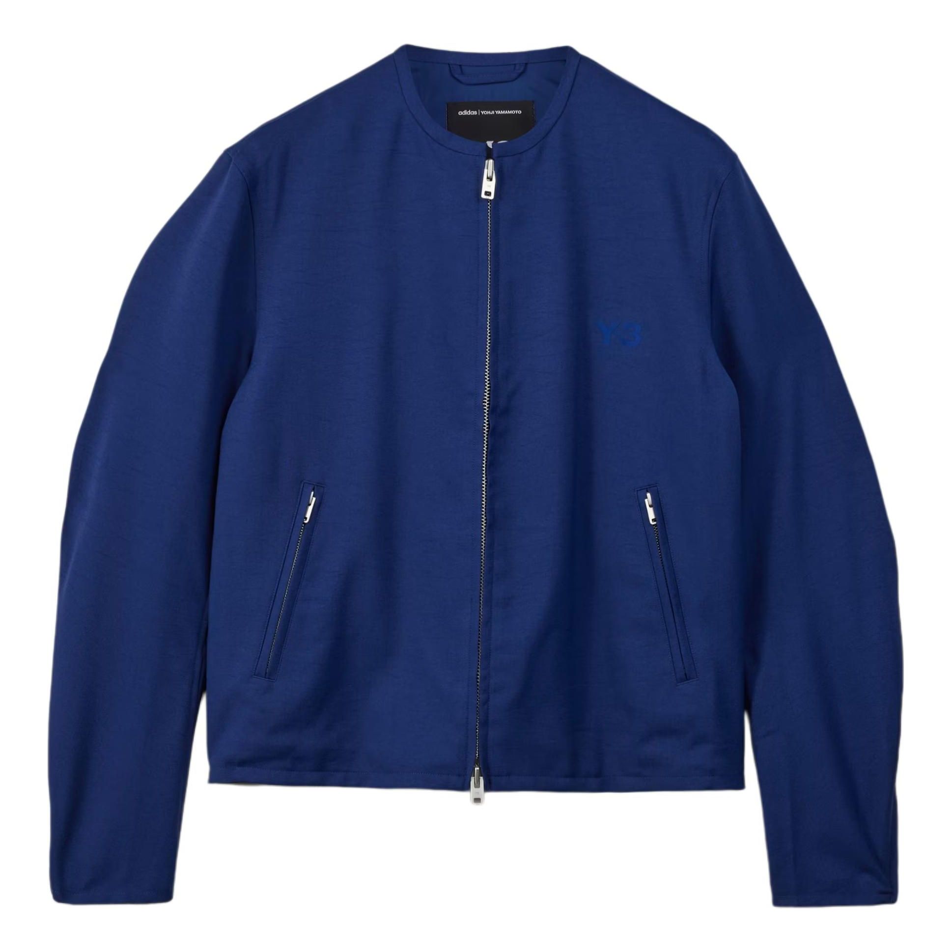 adidas Y-3 Mesh 3-Stripes Track Top Asia Sizing 'Dark Blue' JM7795