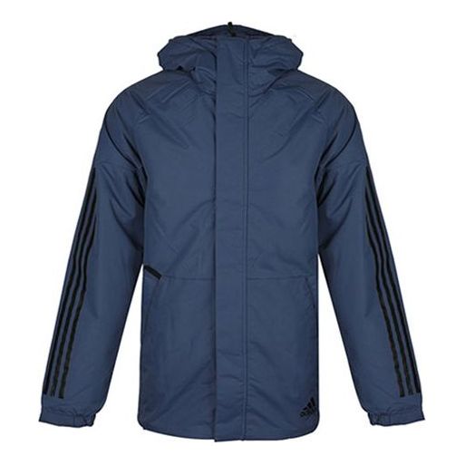 adidas Athleisure Casual Sports Jacket Blue DZ1428