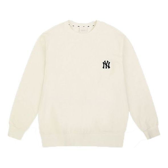 MLB Unisex NY/LA Embroidery Sweatshirt White 31MT04011-50I