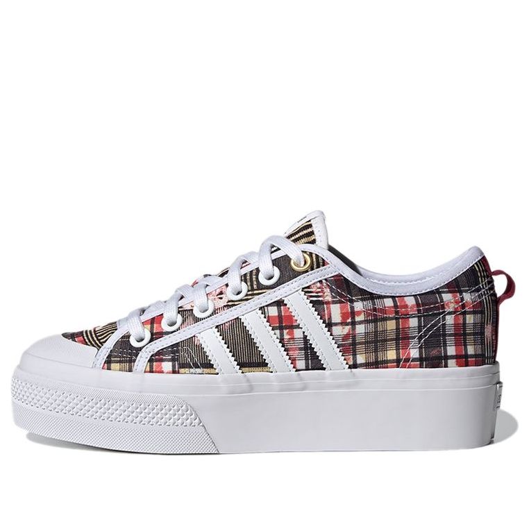 (WMNS) adidas x Her Studio London Nizza Platform 'Checkered' H00530