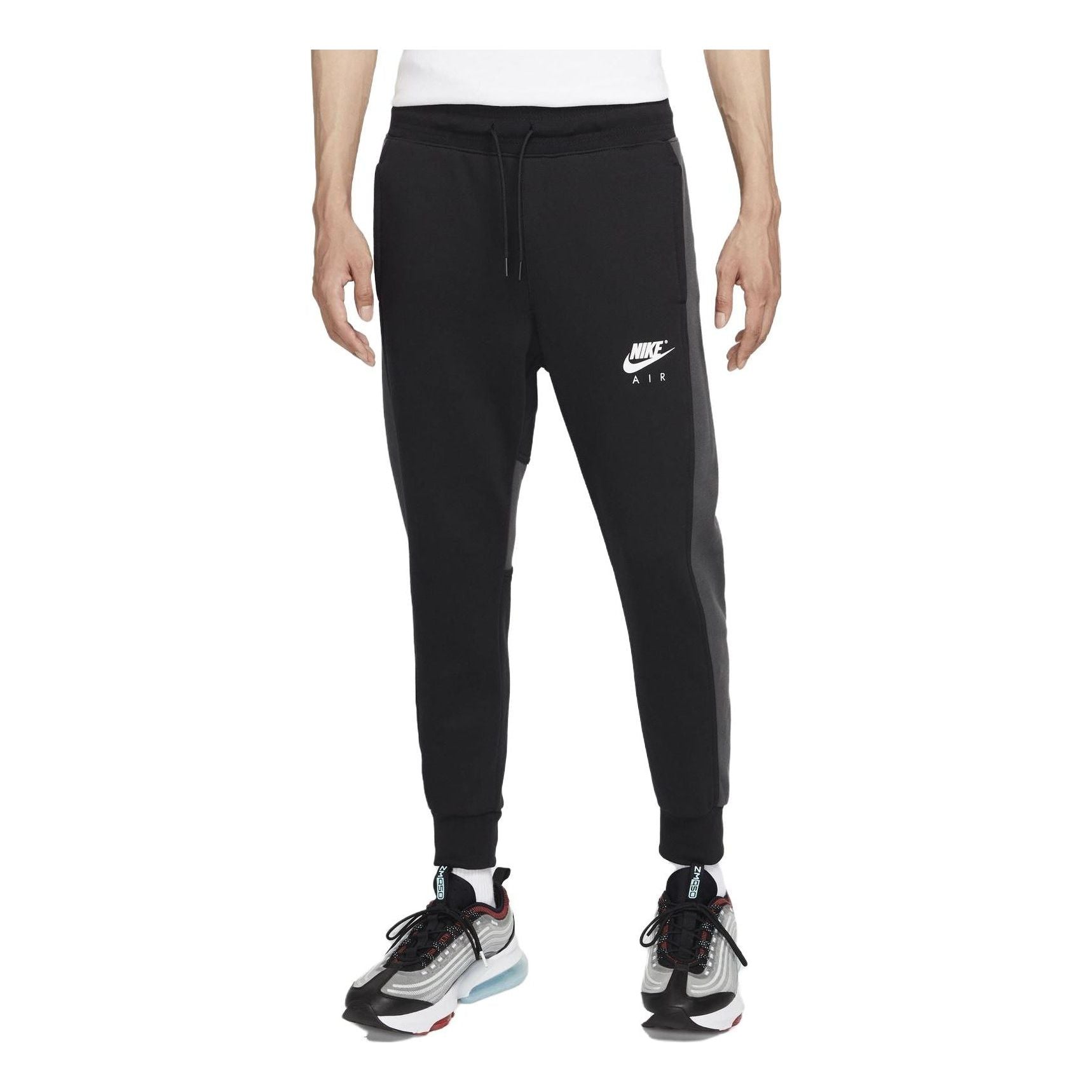 Nike Sportswear Air Sweatpants 'Black Charcoal Grey' DD6348-010