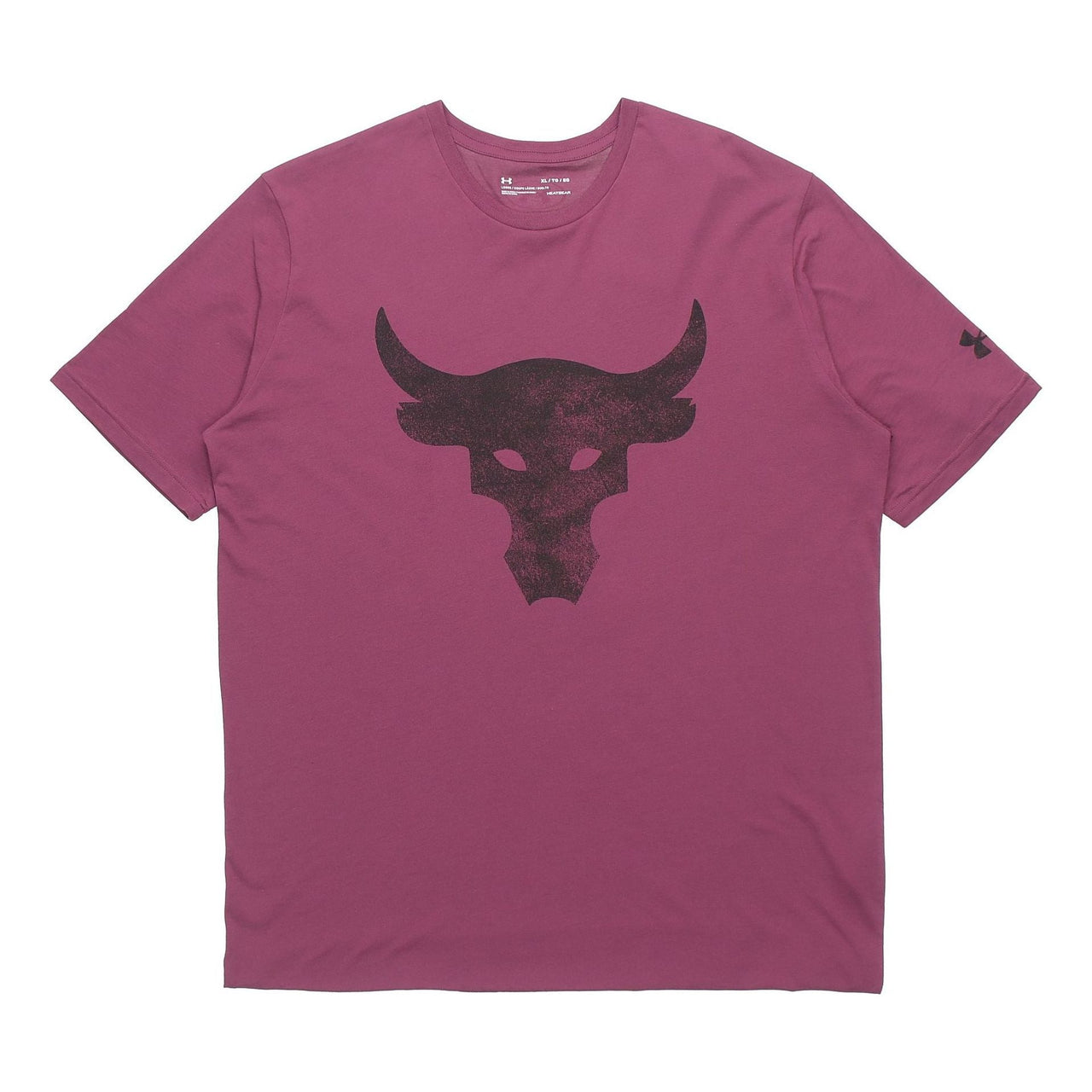 Under Armour Project Rock Brahma Bull Logo T-shirt 'Purple' 1357186-569