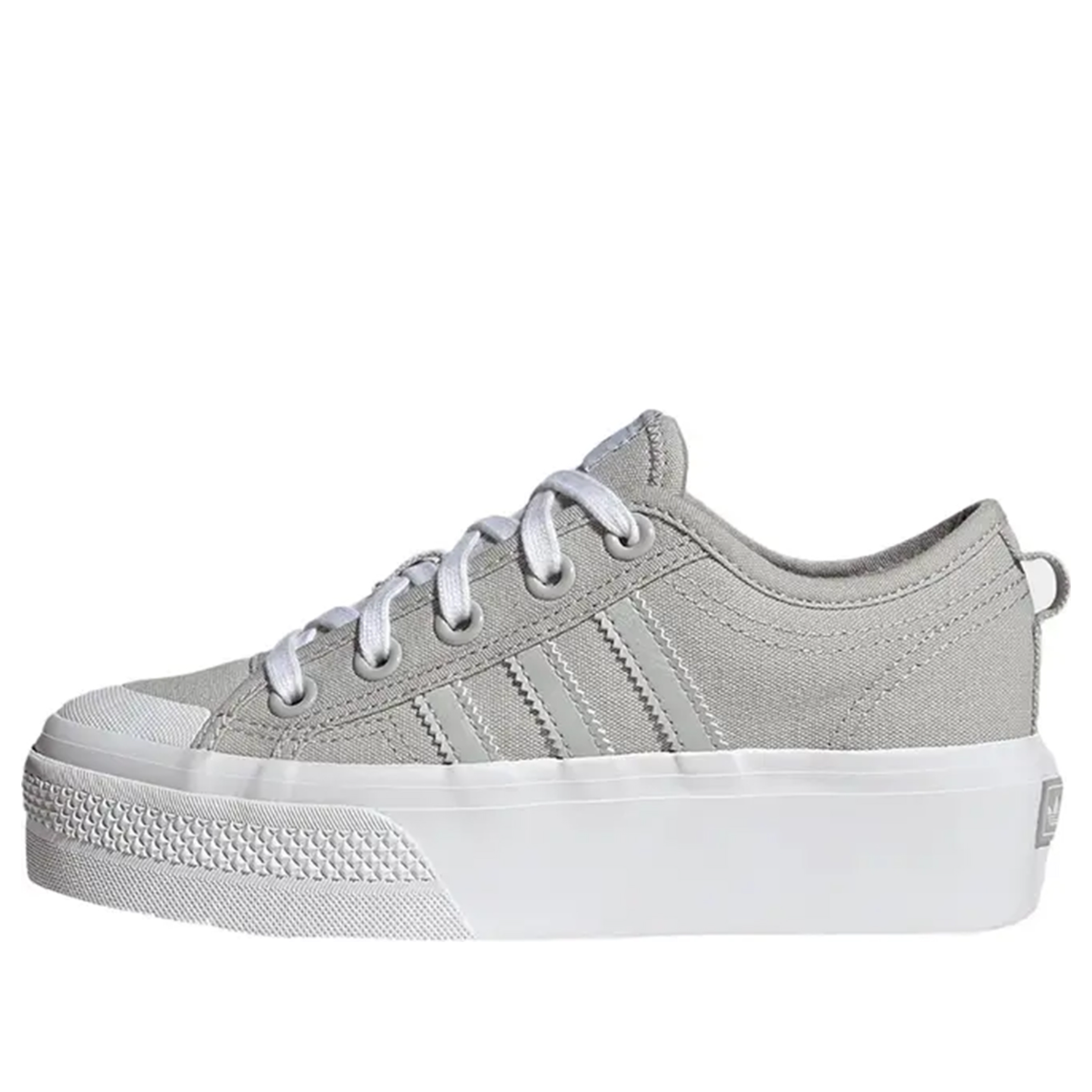 (GS) adidas Nizza Platform 'Grey White' GY9932