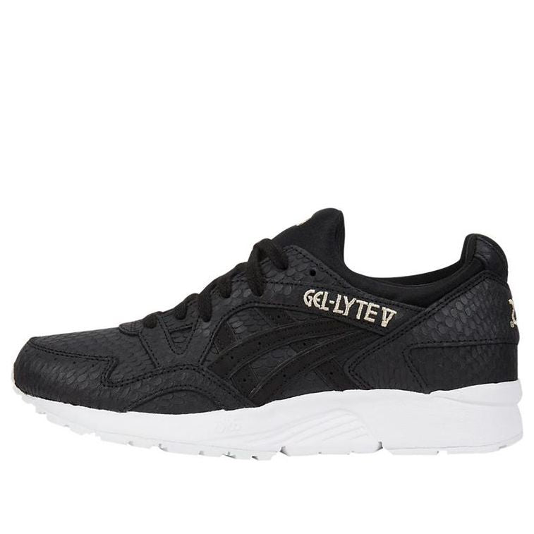 (WMNS) ASICS Gel-Lyte 5 'Black Snake Skin' H7E8L-9090