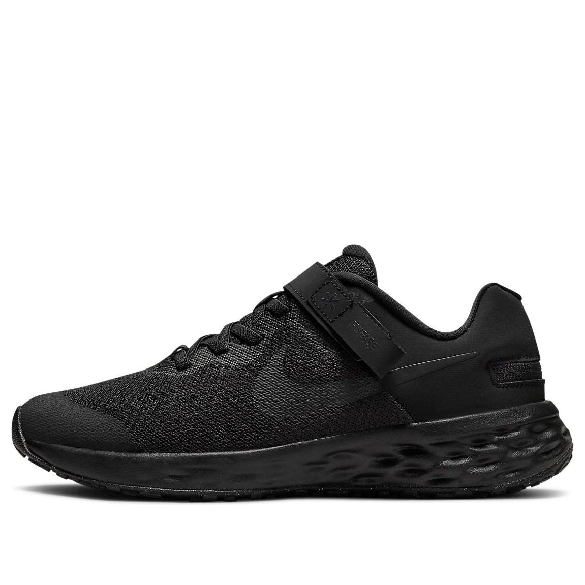 (GS) Nike Revolution 6 FlyEase 'Black Dark Smoke Grey' DD1113-001