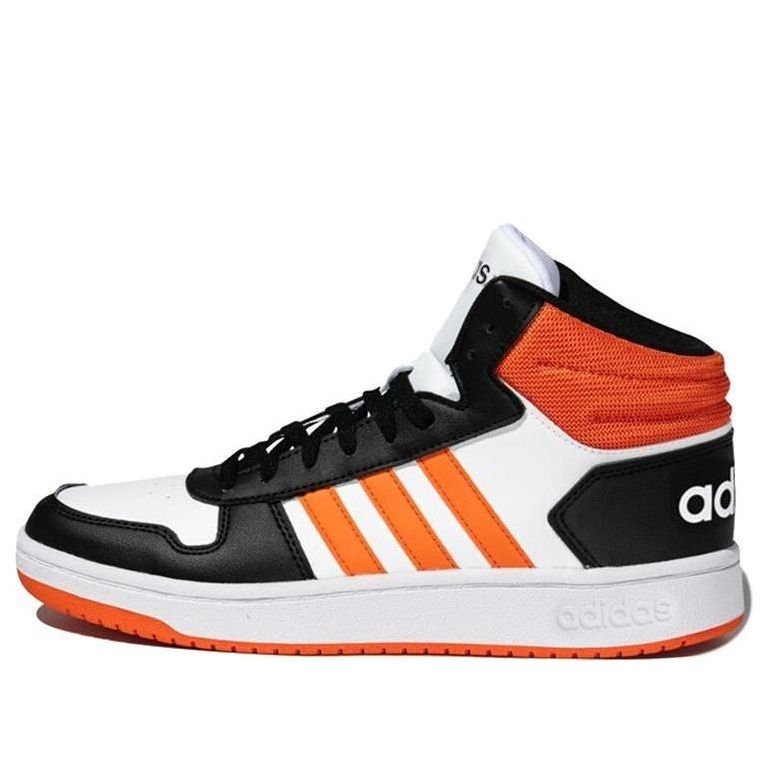 adidas Hoops 2.0 Mid 'Black Orange' FW5996