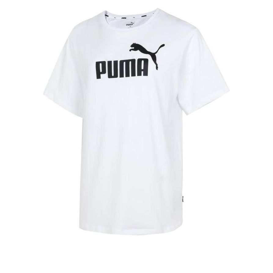 (WMNS) PUMA Logo Graphic T-Shirt 'White Black' 685646-02