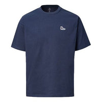 Converse Athleisure Casual Sports Short Sleeve Couple Style Navy Blue 10020931-467