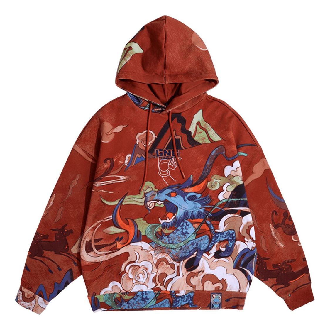 Li-Ning LNG x Li-Ning Crossover China Player Series Full Print Red AWDQ403-5