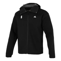 adidas Wj Jkt Warm Casual Sports Hooded Jacket Black GU1749
