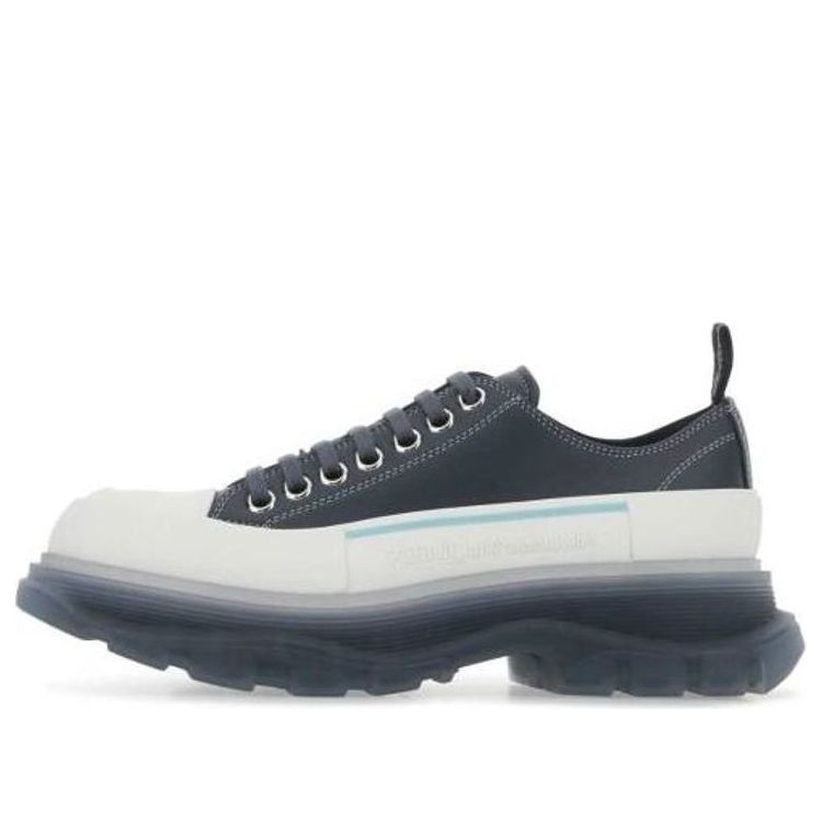 (WMNS) Alexander McQueen Tread Slick Sneakers 'Grey White' 702042WHZ6D1137