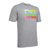 Men's Under Armour Multi Logo Training Sports Gray 1348433-035