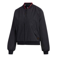 (WMNS) adidas CNY Wv Jkt limited polar fleece aviator Jacket Black FU6237