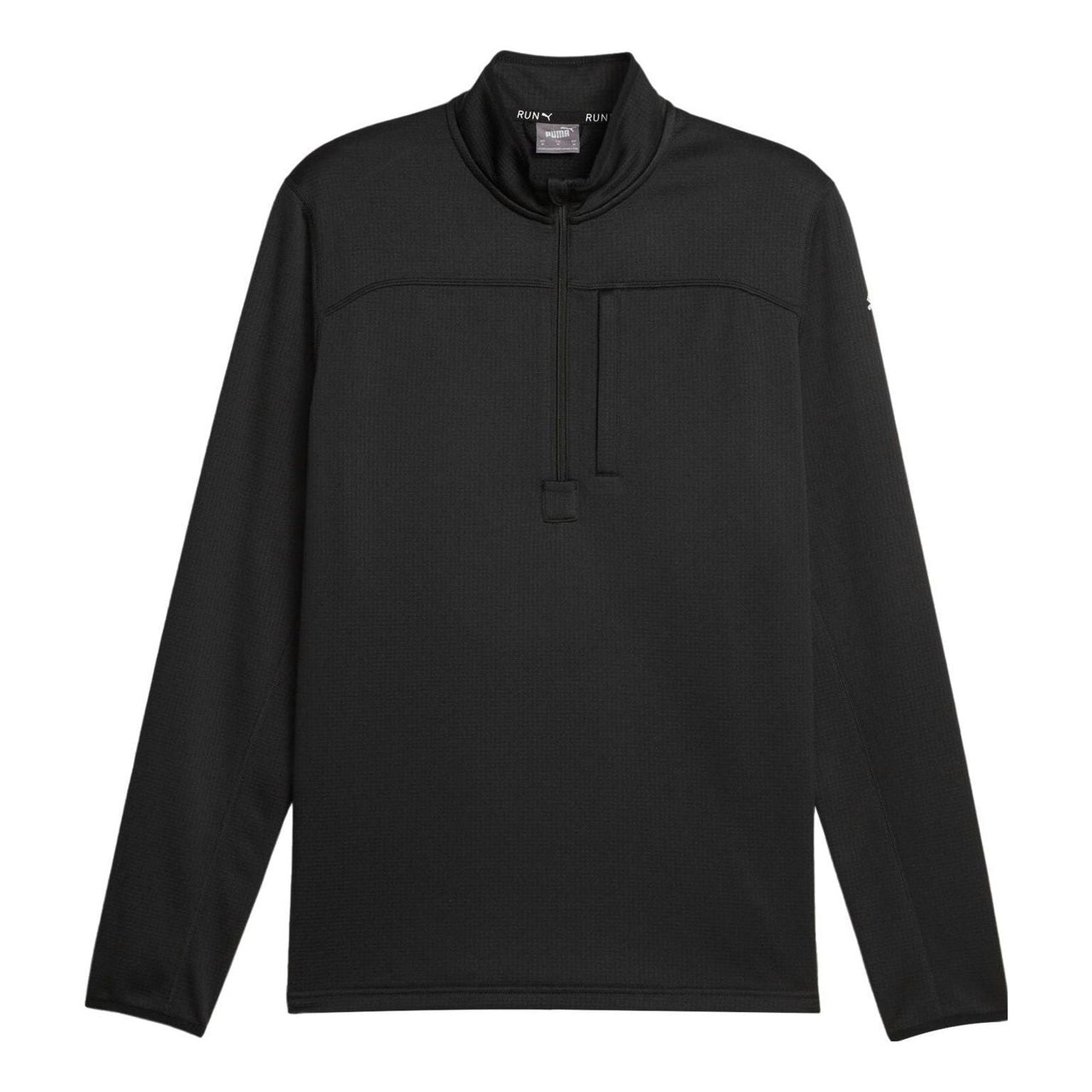 PUMA Run Microfleece 1/2 ZIP Sweater 'Black' 524628-01