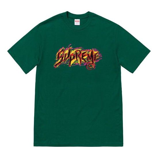 Supreme FW20 Week 7 Scratch Tee T SUP-FW20-176-GRN