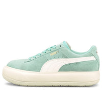 (WMNS) PUMA Suede Mayu Sneakers 'Green White' 380686-04