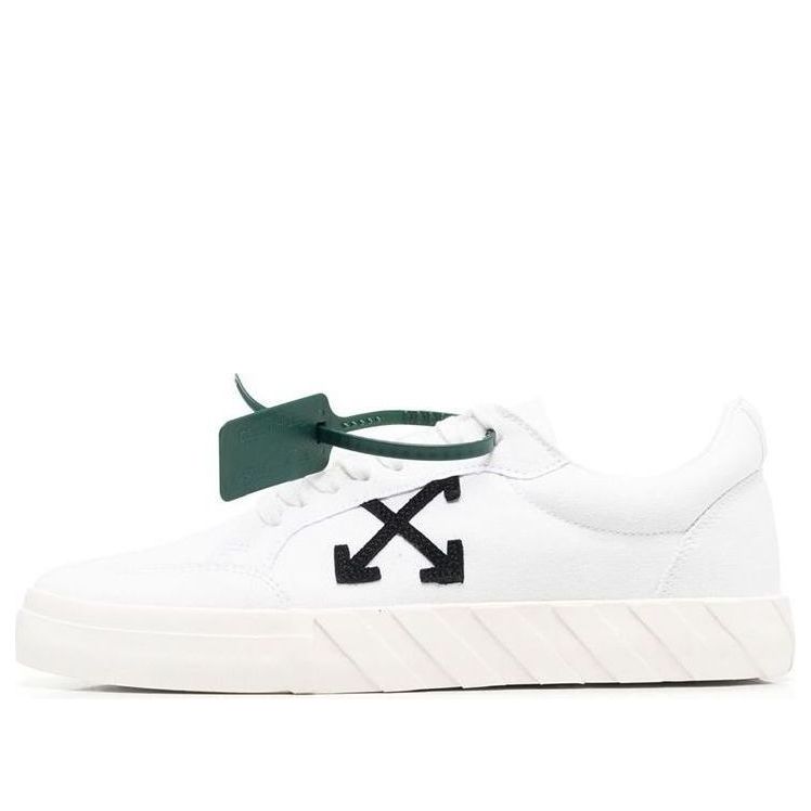 Off-White Vulcanized Low Canvas 'White Black Orange' OMIA085C99FAB0020110