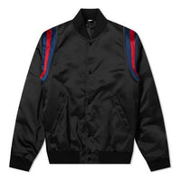 Gucci Band College Back Logo Jacket For Men Black 598706-ZAC84-1071
