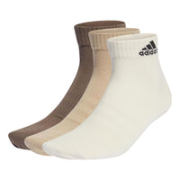 adidas Sportswear ankle Socks 3-Pairs 'White Tan Brown' IM1721