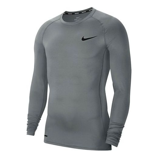 Nike AS Pro Tight Training Top Men's Compression Shirts Men Grey BV5589-084
