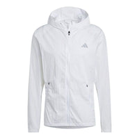adidas Marathon Warm-Up Running Jacket Asia Sizing 'White' IB8265