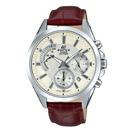 CASIO EDIFICE Serieses Men's Coffee Mens Brown Analog EFV-580L-7AV