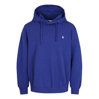 MLB Los Angeles Dodgers Embroidered Small Label Logo hooded Long Sleeves Unisex Blue 31HD01941-07U