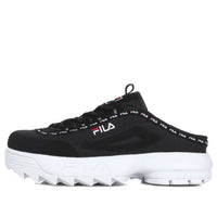 (WMNS) FILA Flatform Loafer Black/White FS1HTB3135X_BBK
