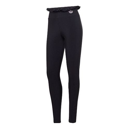 (WMNS) adidas originals Legging Sports Long Pants Black FU3867